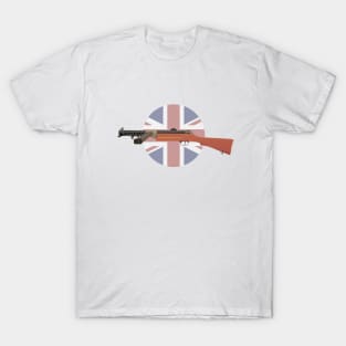 British WW2 Lanchester Submachine Gun T-Shirt